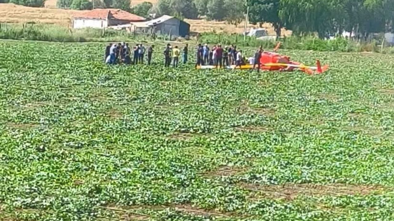 Ankara Temelli'de hava aracı düştüğü iddiası, yardım ekipleri sevk edildi
