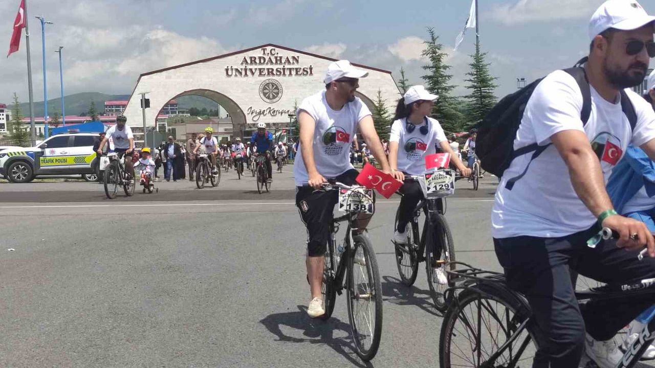 Ardahan’da bisiklet festivali başladı