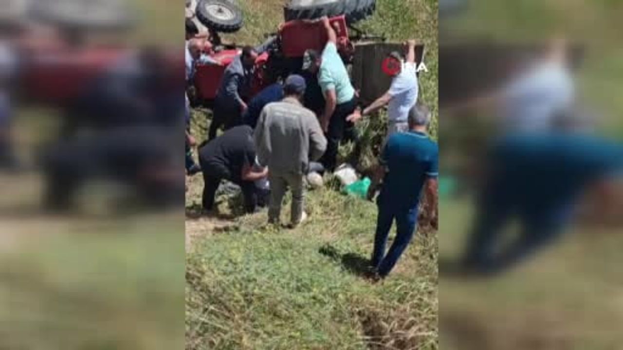 Artova'da kavşakta çarpışma: traktör sürücüsü yaşamını yitirdi