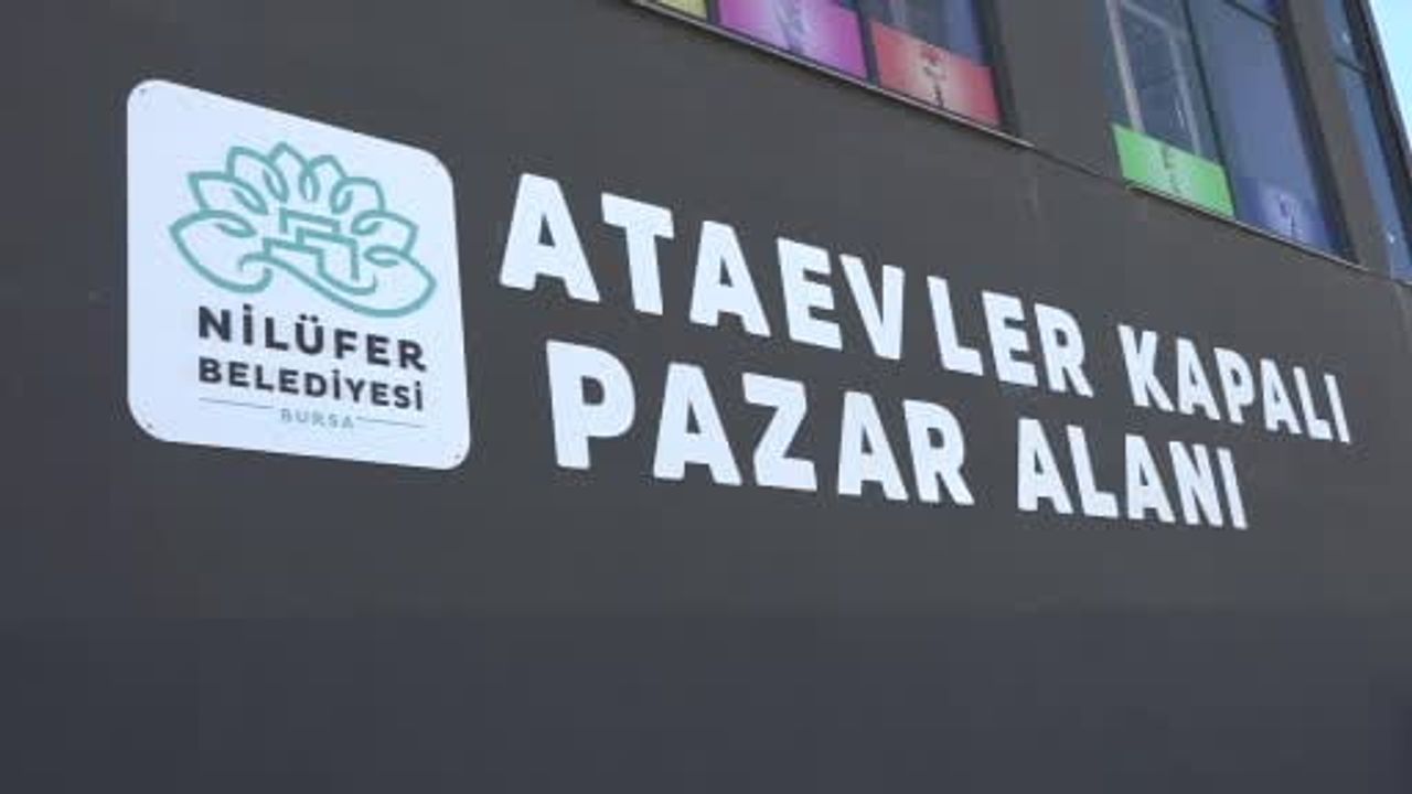 Ataevler kapalı pazar alanı hizmete açıldı