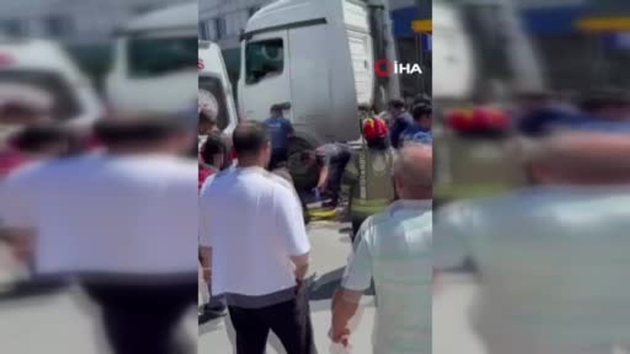 Avcılar'da kamyonların arasından çıkan çocuğa otomobil çarptı