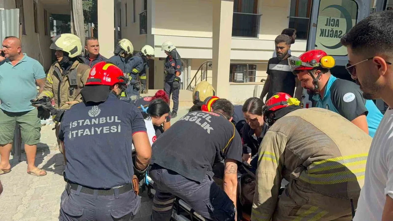 Avcılar'da kentsel dönüşüm kazasında 1 işçi yaralandı