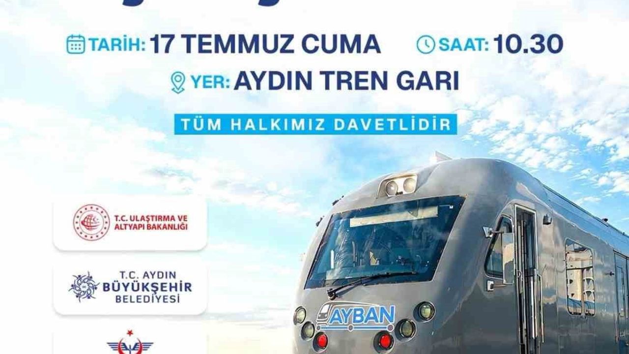 Aydın'da AYBAN banliyö hattı 17 temmuz'da hizmete açılacak