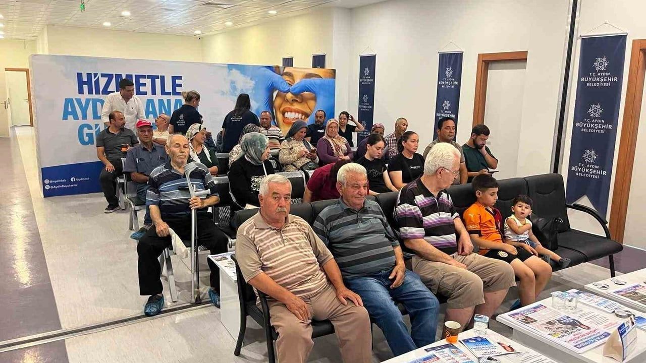 Aydın'da belediye poliklinikleri her gün yüzlerce vatandaşa ücretsiz ağız tedavisi sunuyor