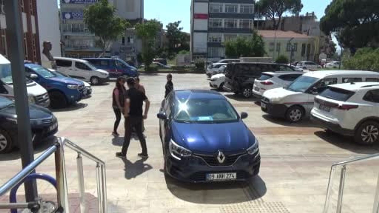 Aydın'da polislere zorluk çıkaran kadın adliyeye sakin girdi