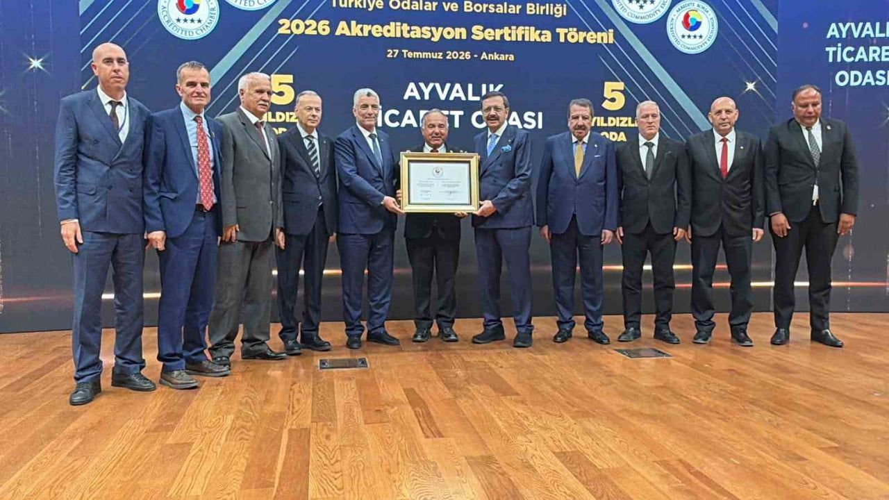 Ayvalık Ticaret Odası'nın beş yıldızlı akreditasyonu kurumsal güveni pekiştirdi