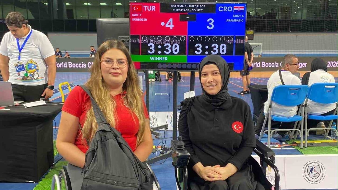 Bağcılarlı Fatma Gürbüzer World Boccia Challenger'da bronz madalya kazandı