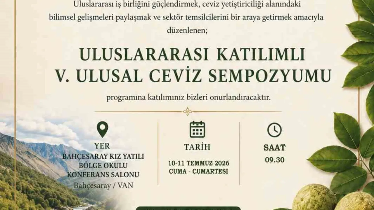 Bahçesaray'da ceviz verim ve kalite artırma çalışmaları masaya yatırılacak