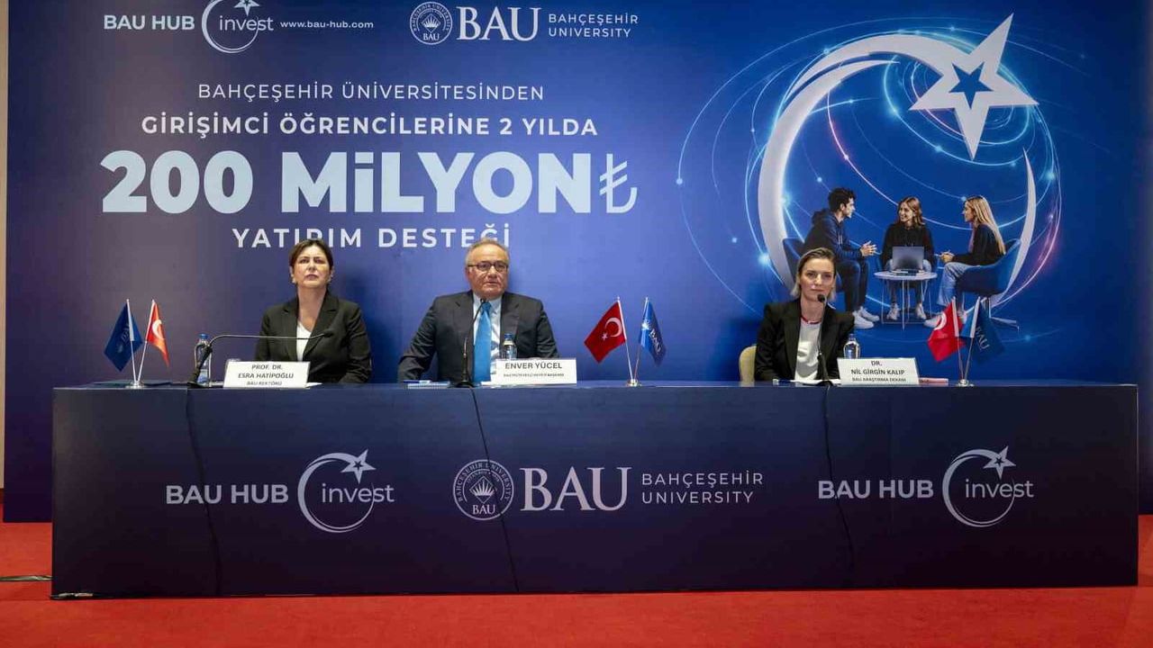 Bahçeşehir Üniversitesi'nin BAU Hub Invest programı öğrencilere 2 yılda 200 milyon lira yatırım desteği sunacak