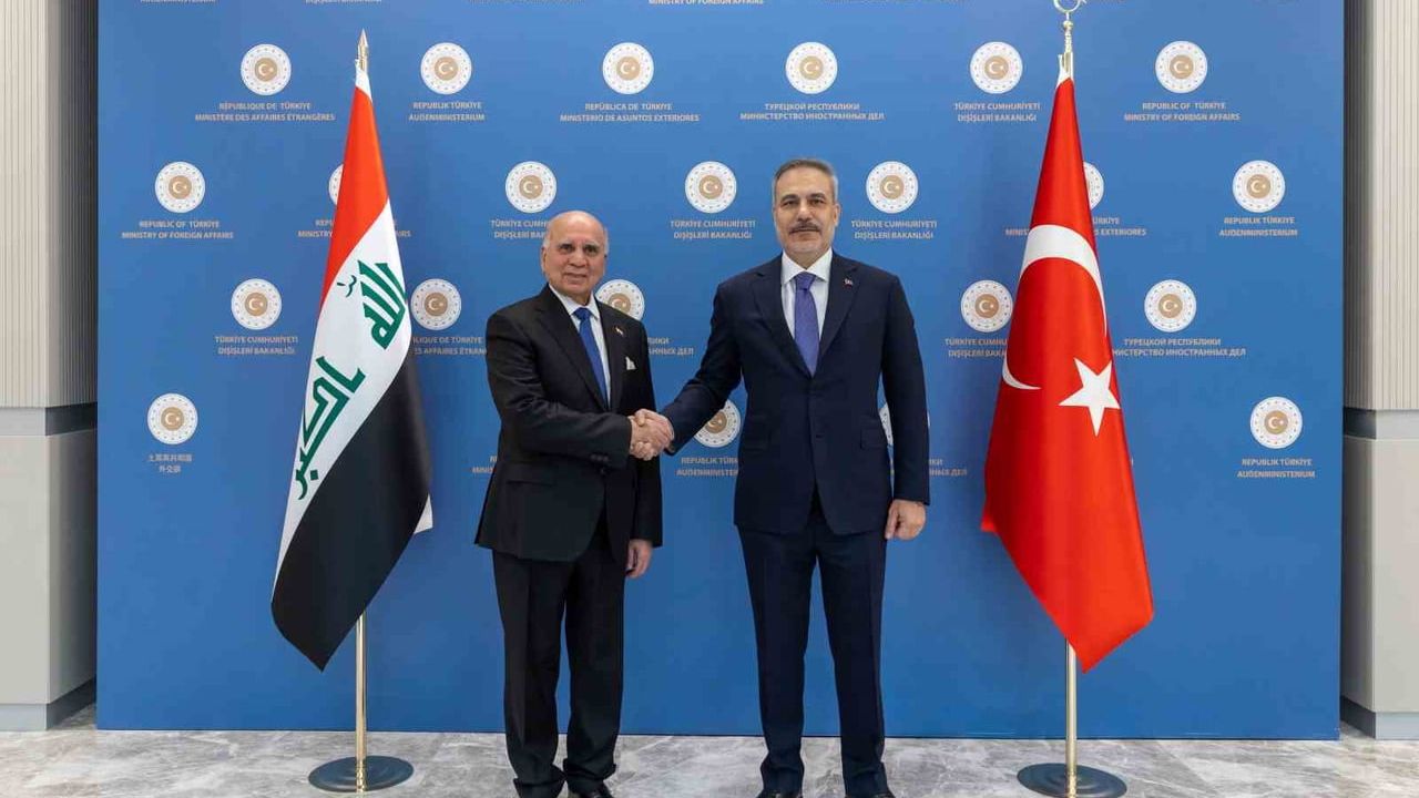 Bakan Fidan Ankara'da Iraklı mevkidaşı Hüseyin ile diplomasi trafiğini güçlendirdi
