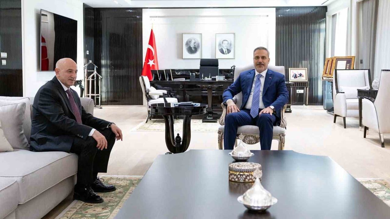 Bakan Fidan, Ankara il emniyet müdürü Maksut Yüksek'i kabul etti