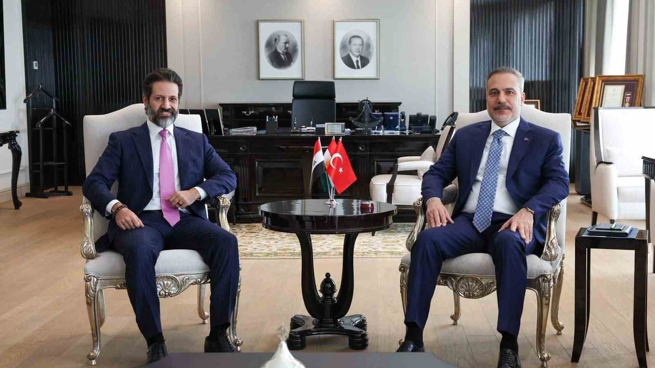 Bakan Fidan, IKBY başbakan yardımcısı Talabani ile görüştü