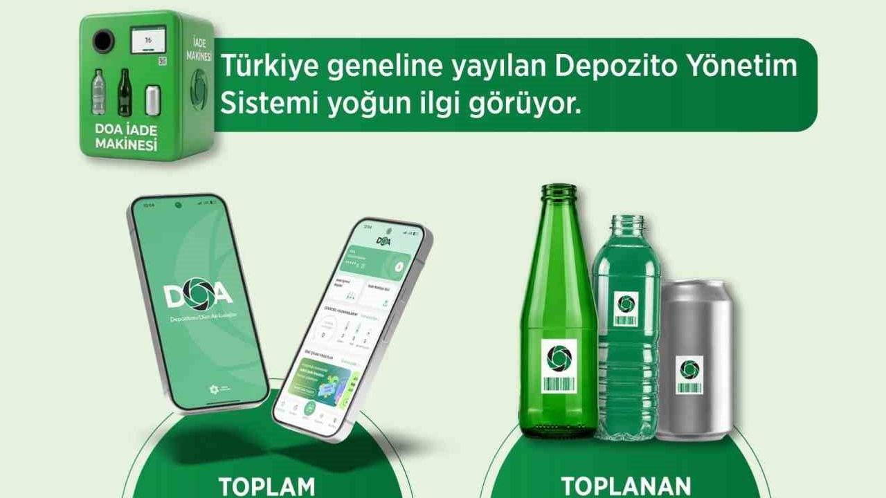 Bakan Kurum: DOA ile 5 günde 7 milyon 600 bin şişe toplandı