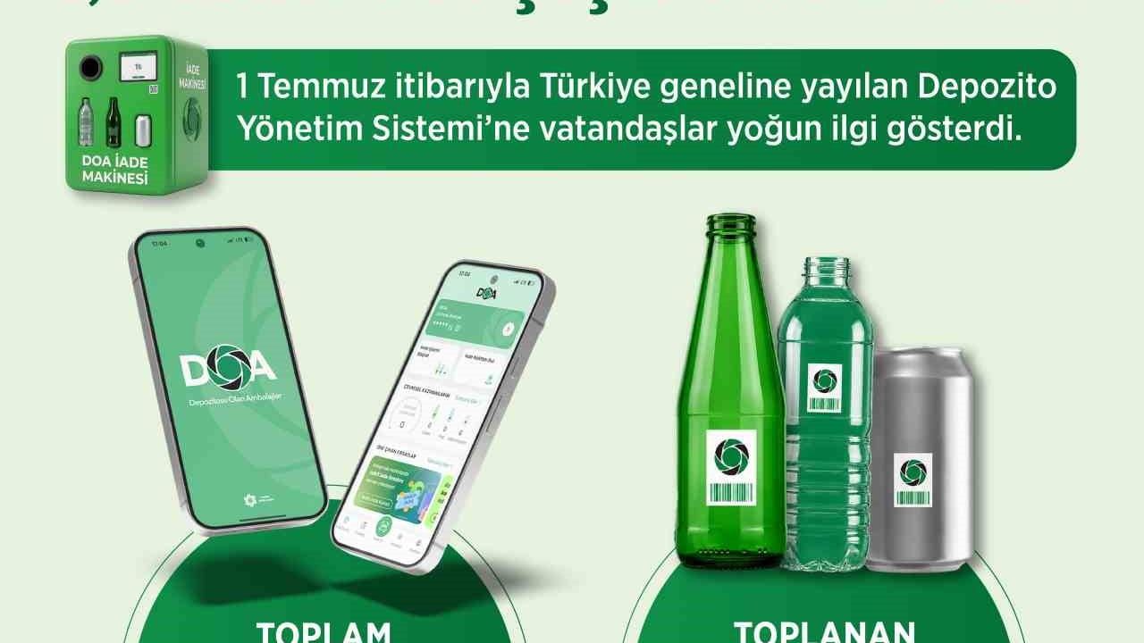 Bakan Kurum duyurdu: DOA ile ilk gün 1,5 milyon ambalaj toplandı
