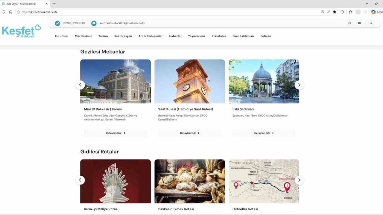Balıkesir kültürünü tek noktada buluşturan dijital rehber yayına açıldı