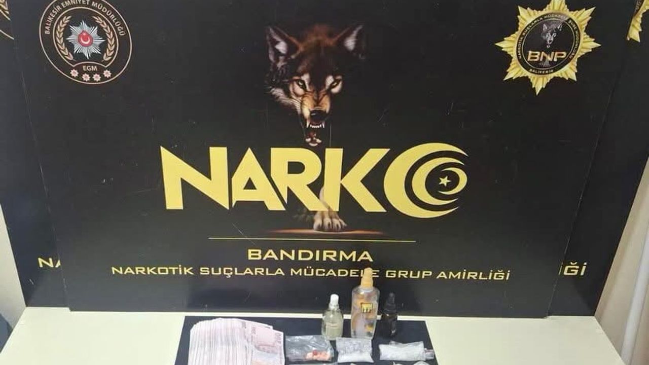 Bandırma’da narkotik operasyonunda 6 kişi tutuklandı
