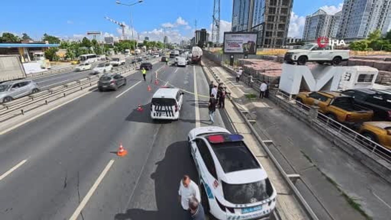 Basın Ekspres Başakşehir istikametinde zincirleme kaza: 1 ölü