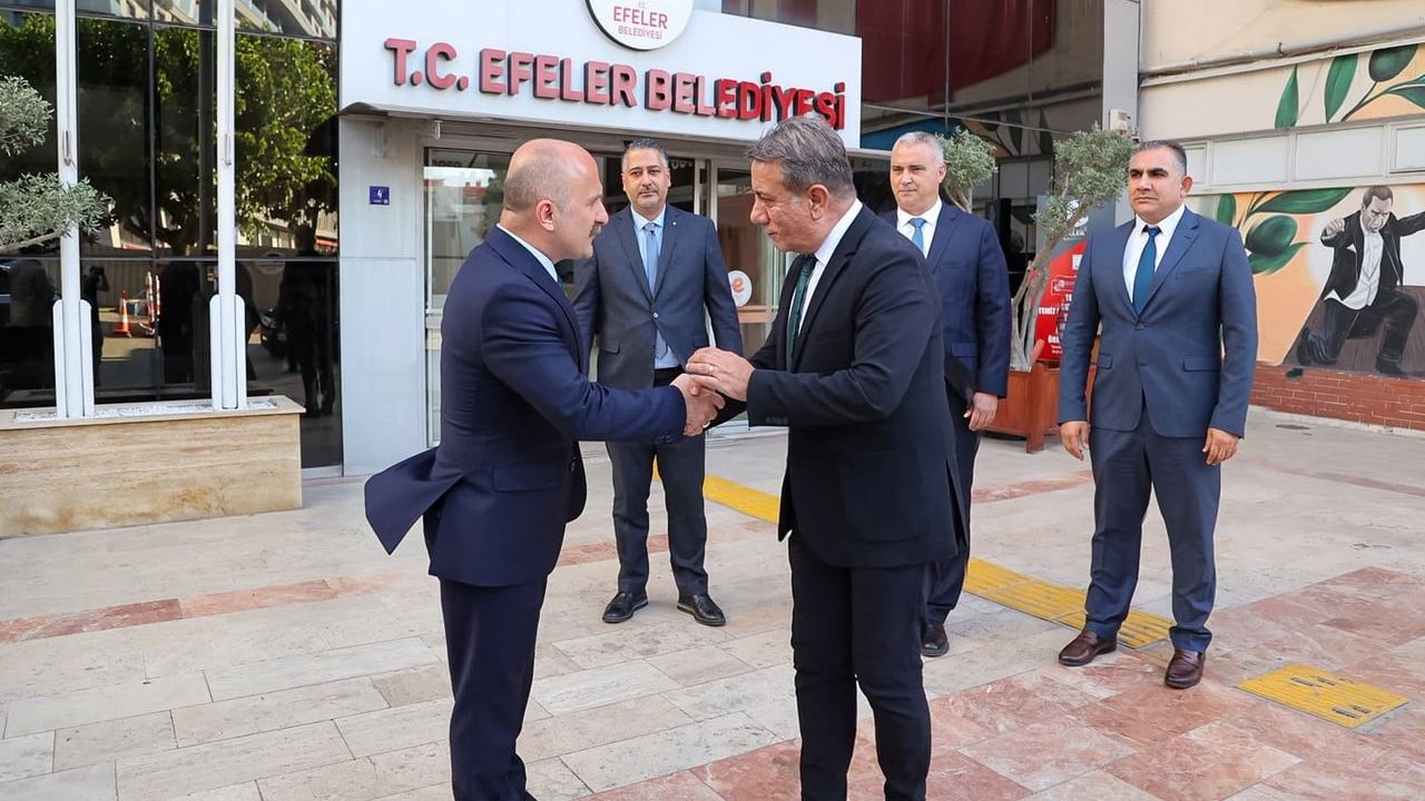 Başkan Anıl Yetişkin vali Varol'u ağırladı