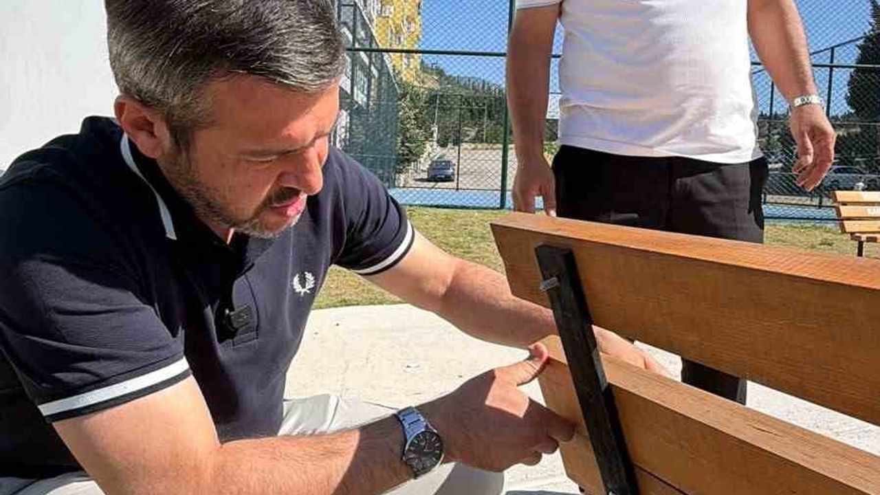 Başkan Çetinkaya parka zarar verenlere tepki: 'bunlar Karabük düşmanı'