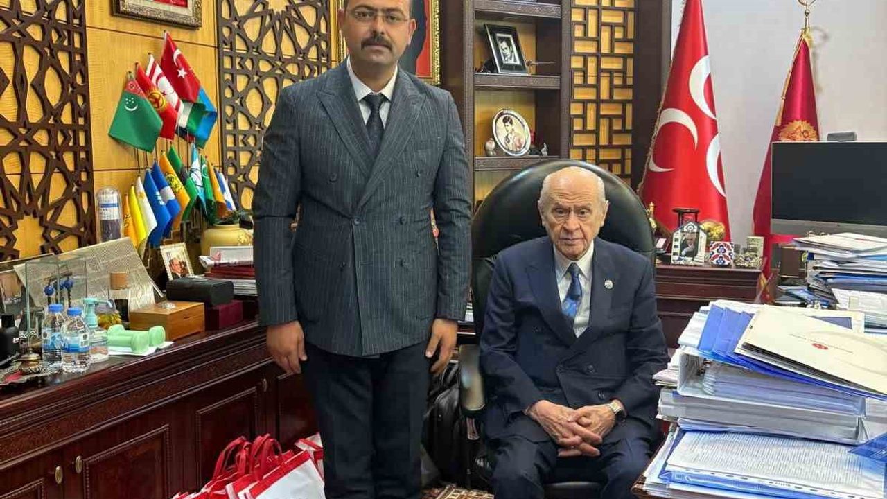 Başkan Kavaklıgil, Bahçeli'ye ilçedeki çalışmaları aktardı