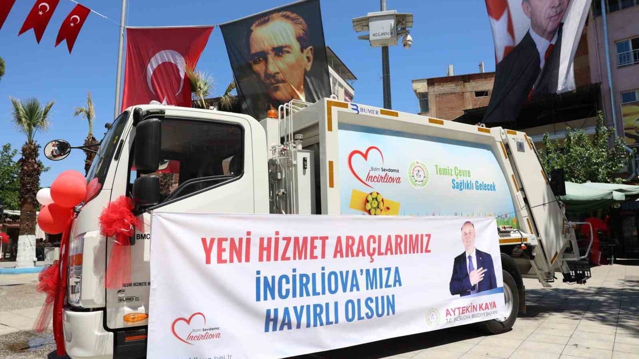 Başkan Kaya’dan İncirliova’ya son üç yılda 23 yeni araç