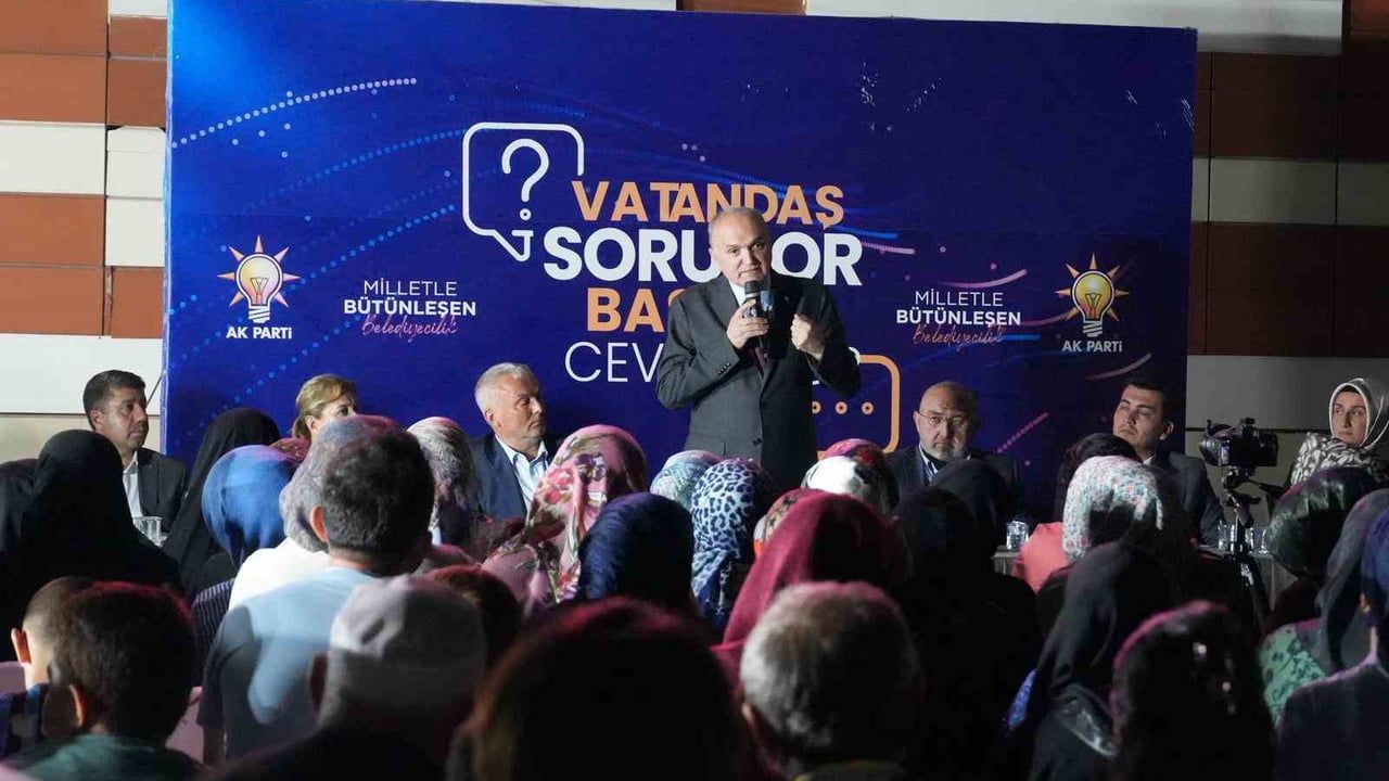 Başkan Özlü mahalle toplantılarını Sancaklar'da sürdürdü
