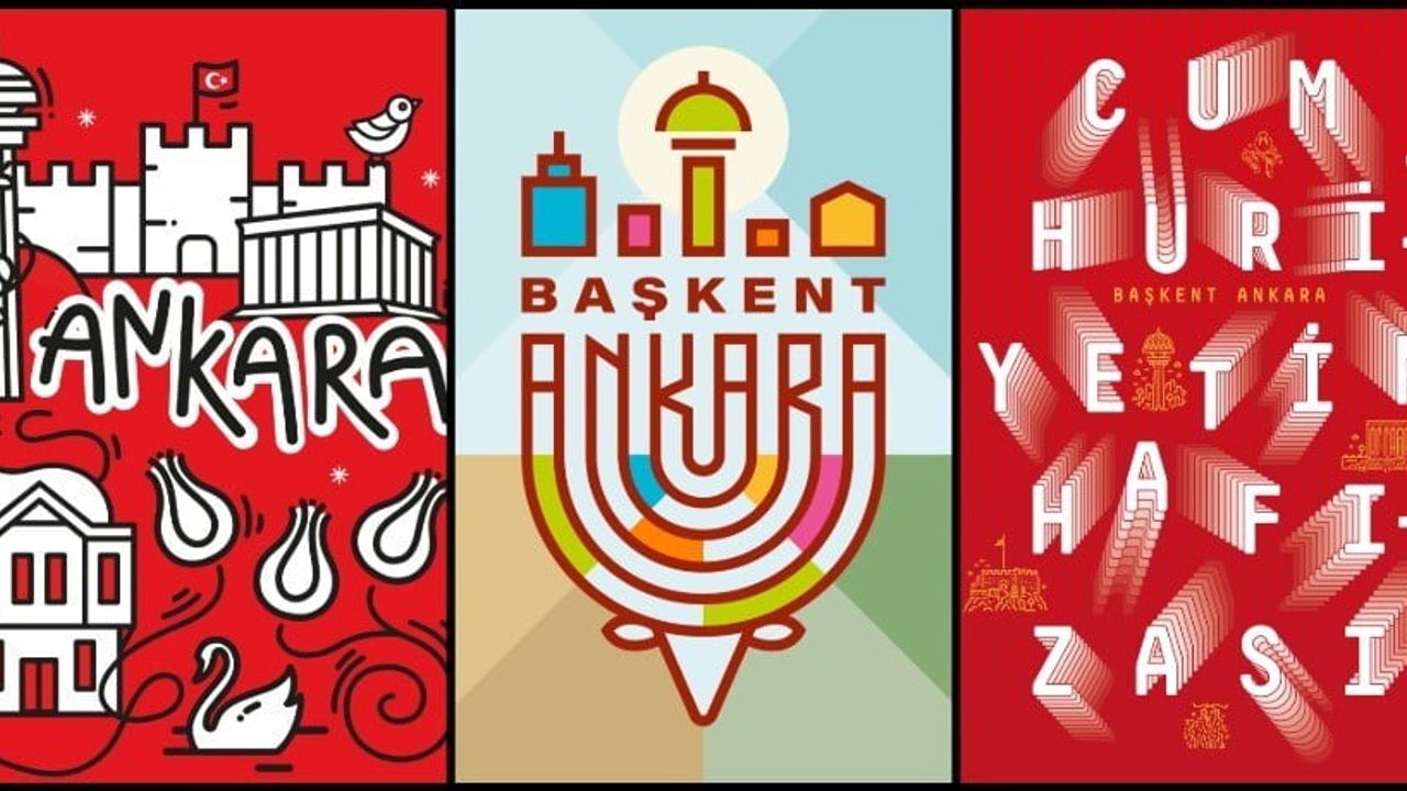 Başkent Ankara afiş tasarım yarışmasının sonuçları açıklandı