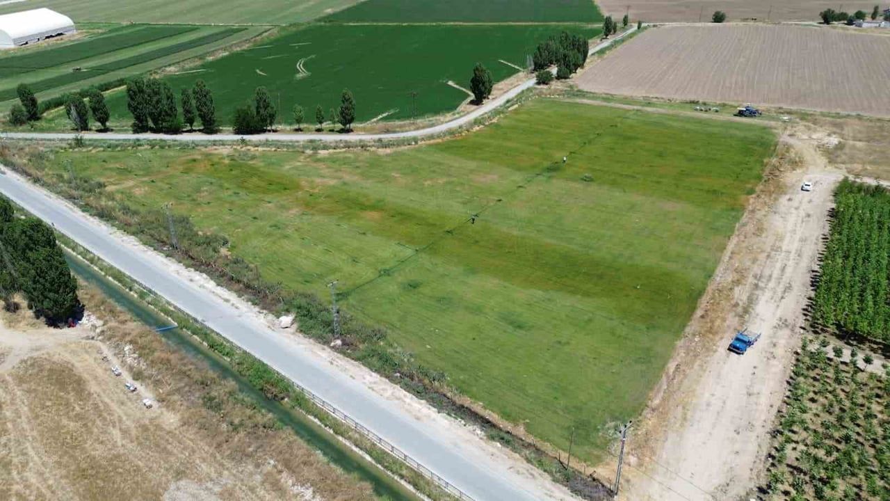 Battalgazi belediyesi parklarda kendi üretimini kullanıyor
