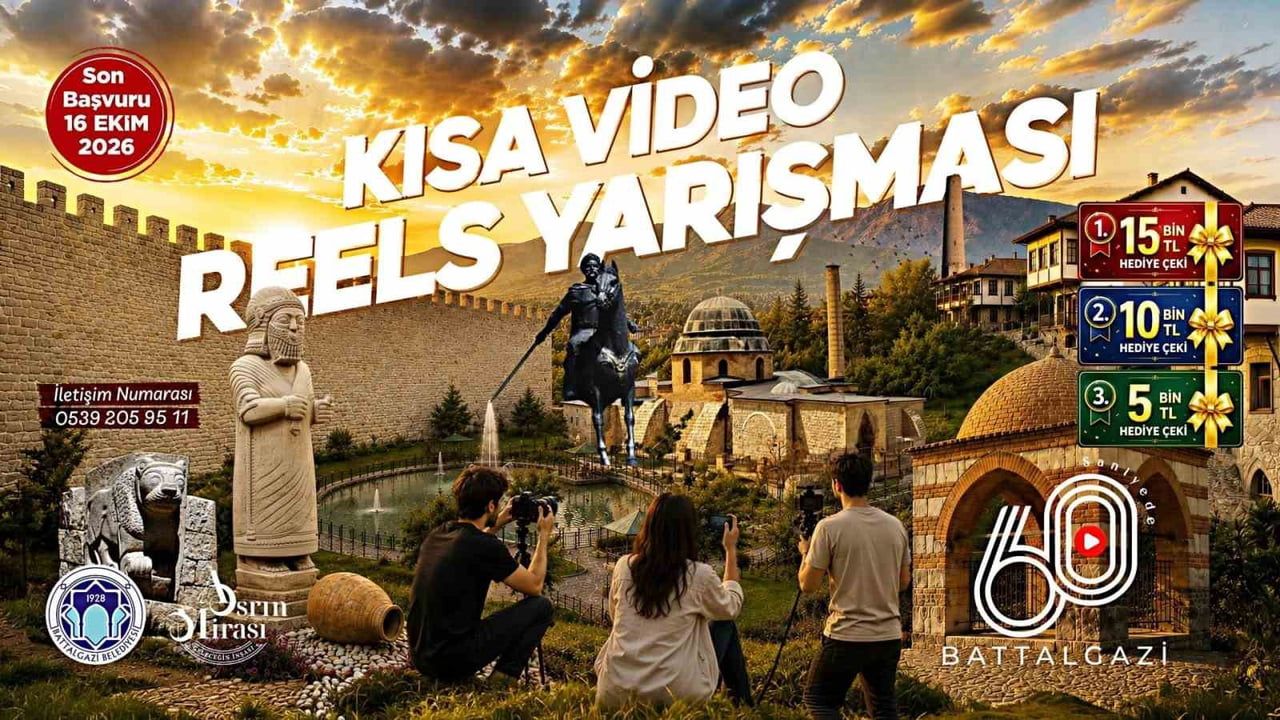Battalgazi belediyesinden "60 saniyede Battalgazi" kısa video yarışması