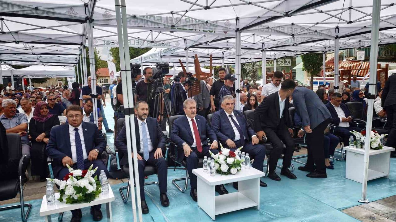 BBP genel başkanı Destici Bozkır’da toplu açılış törenine katıldı