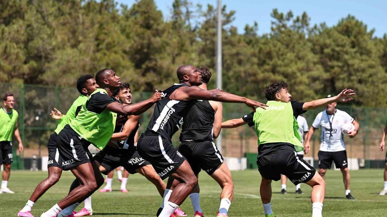 Beşiktaş Midtjylland maçı hazırlıklarını sürdürdü