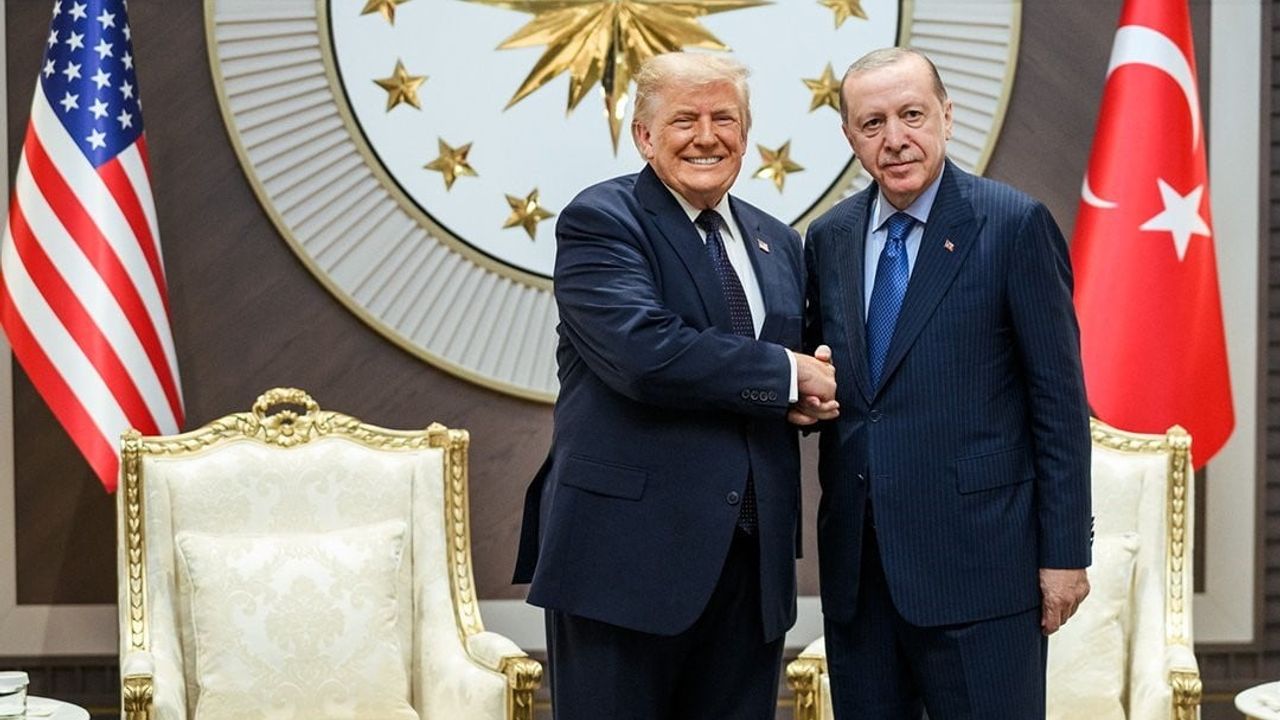 Beyaz Saray, Trump ile Cumhurbaşkanı Erdoğan'ın Ankara fotoğrafını paylaştı