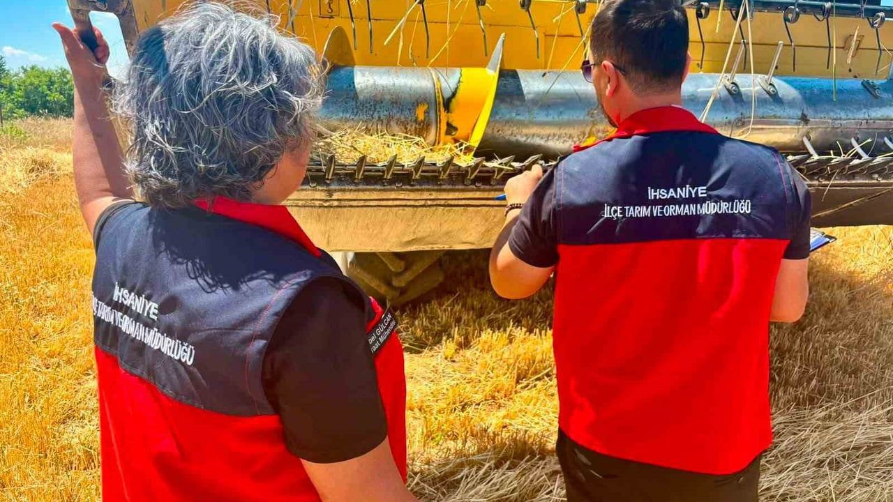 Biçerdöver denetimleri Afyonkarahisar genelinde sürüyor