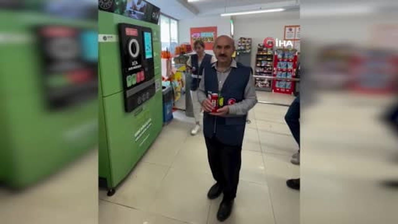 Bilecik'te depozito iade sistemiyle 1 lira teşvik dönemi başladı