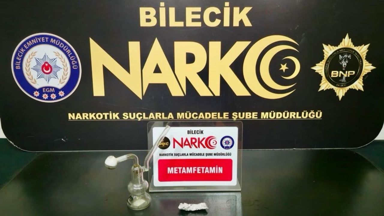 Bilecik'te metanfetamin baskını: iki kişi hakkında işlem başlatıldı