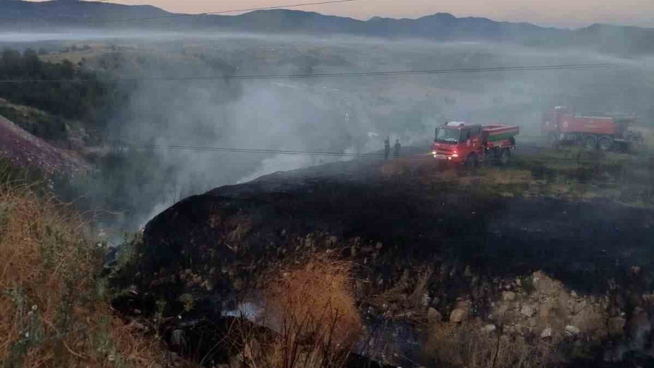 Bilecik'te otluk alanda çıkan yangın kontrol altına alındı
