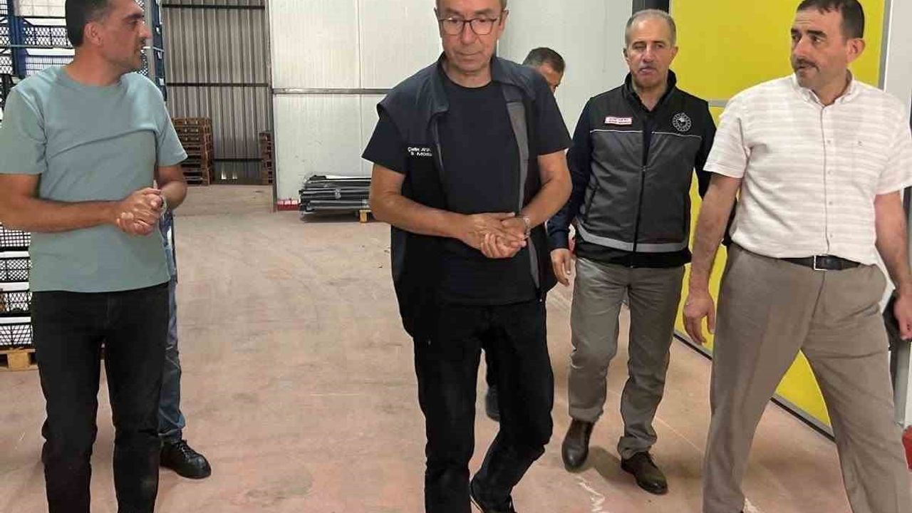Bilecik'te soğuk hava deposunda inceleme