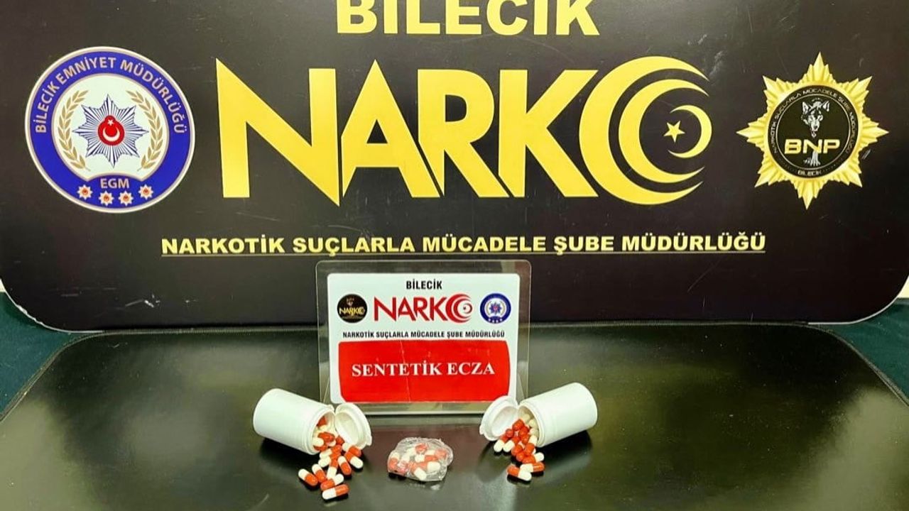 Bilecik’te uyuşturucu operasyonunda 2 kişi gözaltına alındı
