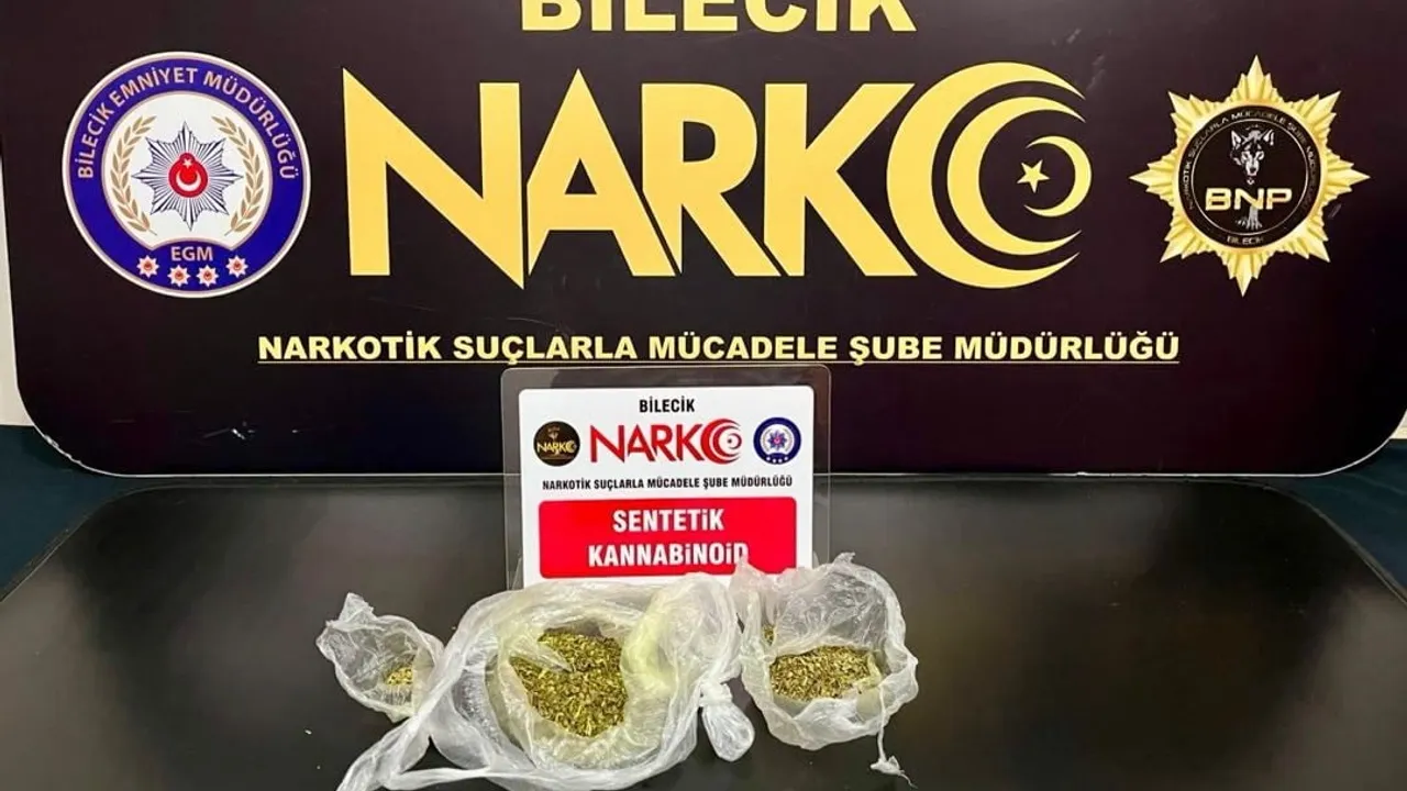 Bilecik’te uyuşturucu operasyonunda 2 şüpheli yakalandı