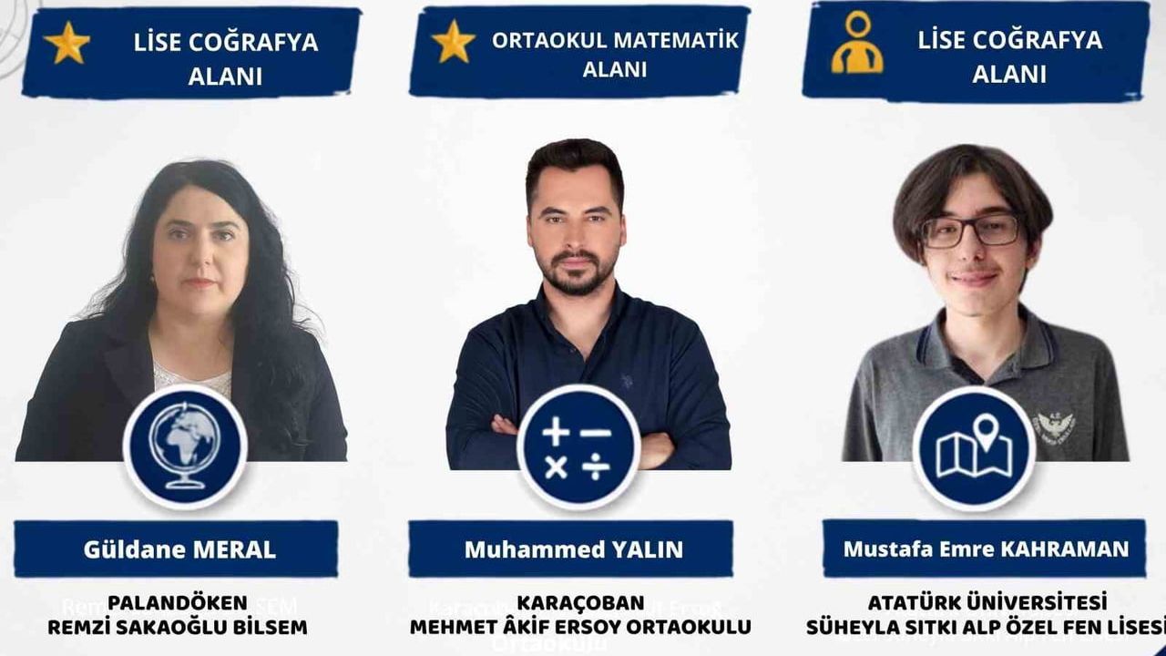 Bilim olimpiyatları'nda Erzurum başarısı