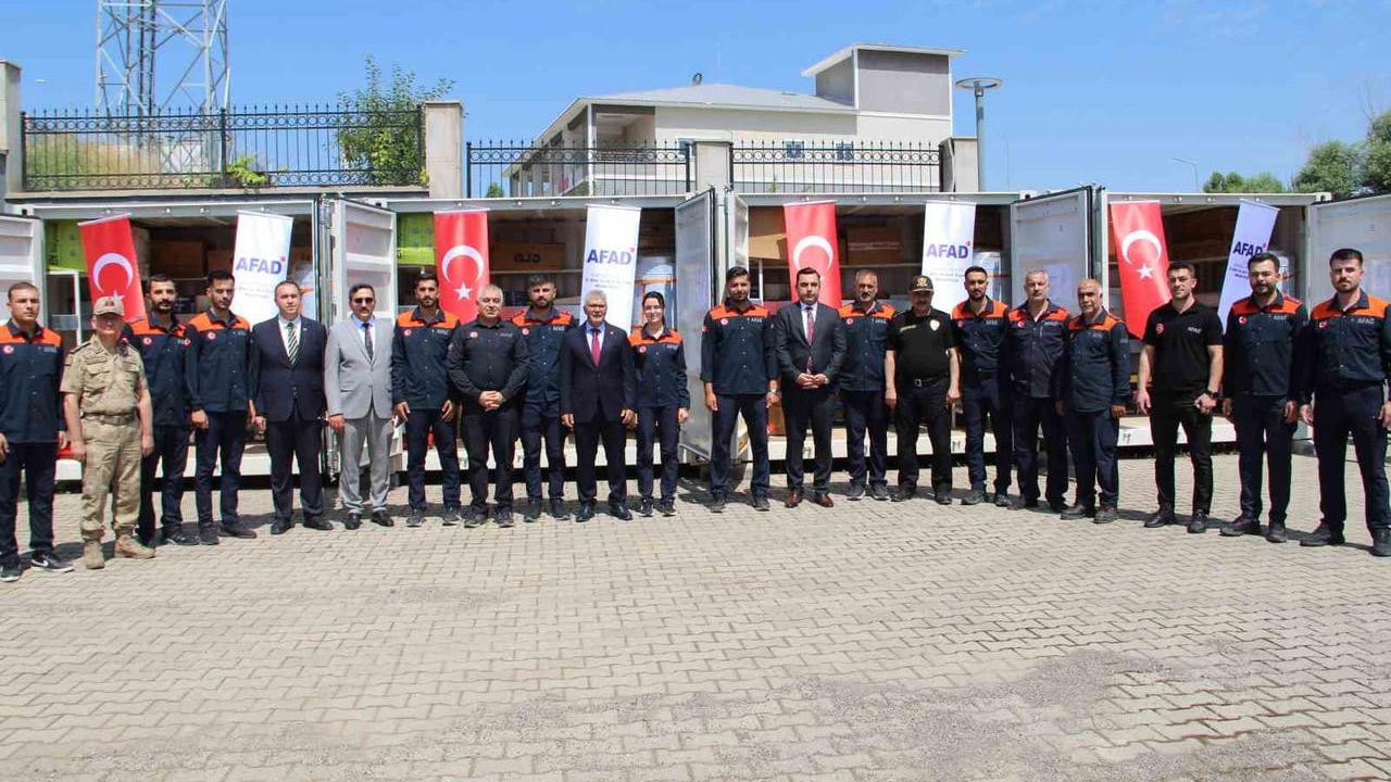Bingöl’de afete müdahale kapasitesi AFİS konteynerleriyle güçleniyor
