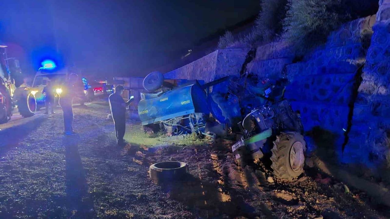 Bingöl’de traktör kazasında 1 kişi hayatını kaybetti