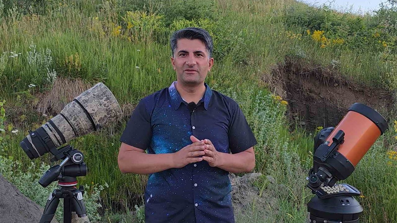 Bitlis semalarında Deniz Kulağı Bulutsusu ve Üç Boğumlu Bulutsu aynı karede görüntülendi