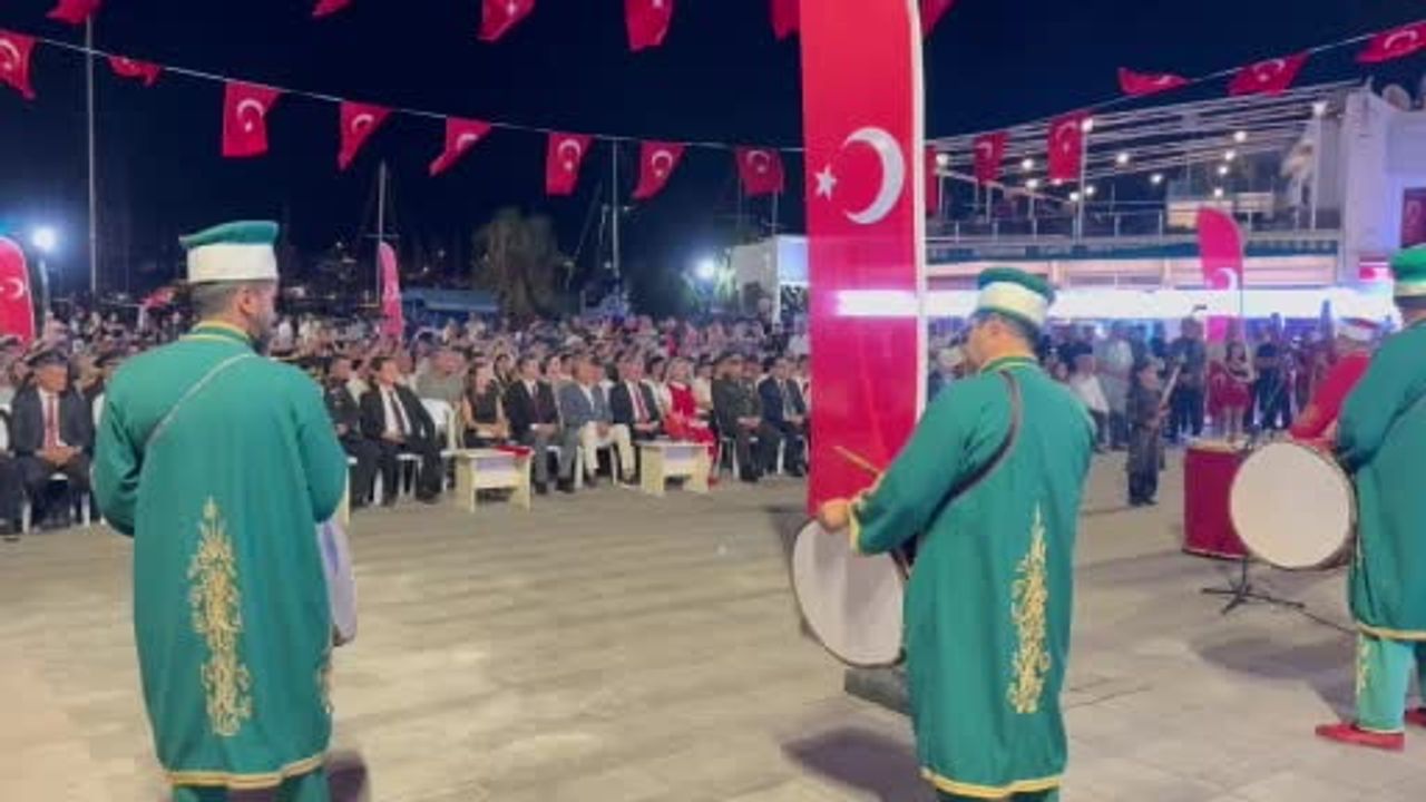 Bodrum'da 15 Temmuz anma programı gerçekleştirildi