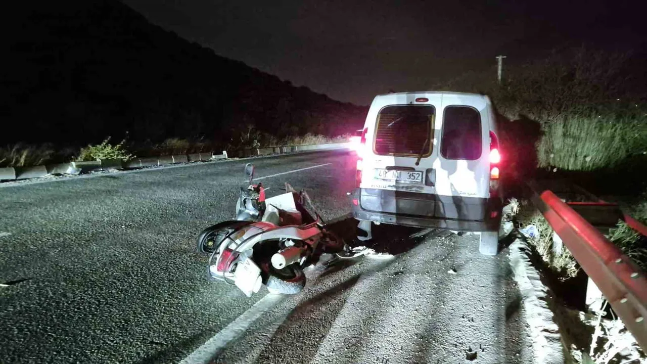 Bodrum'da motosiklet kazasında sürücü yaşamını yitirdi