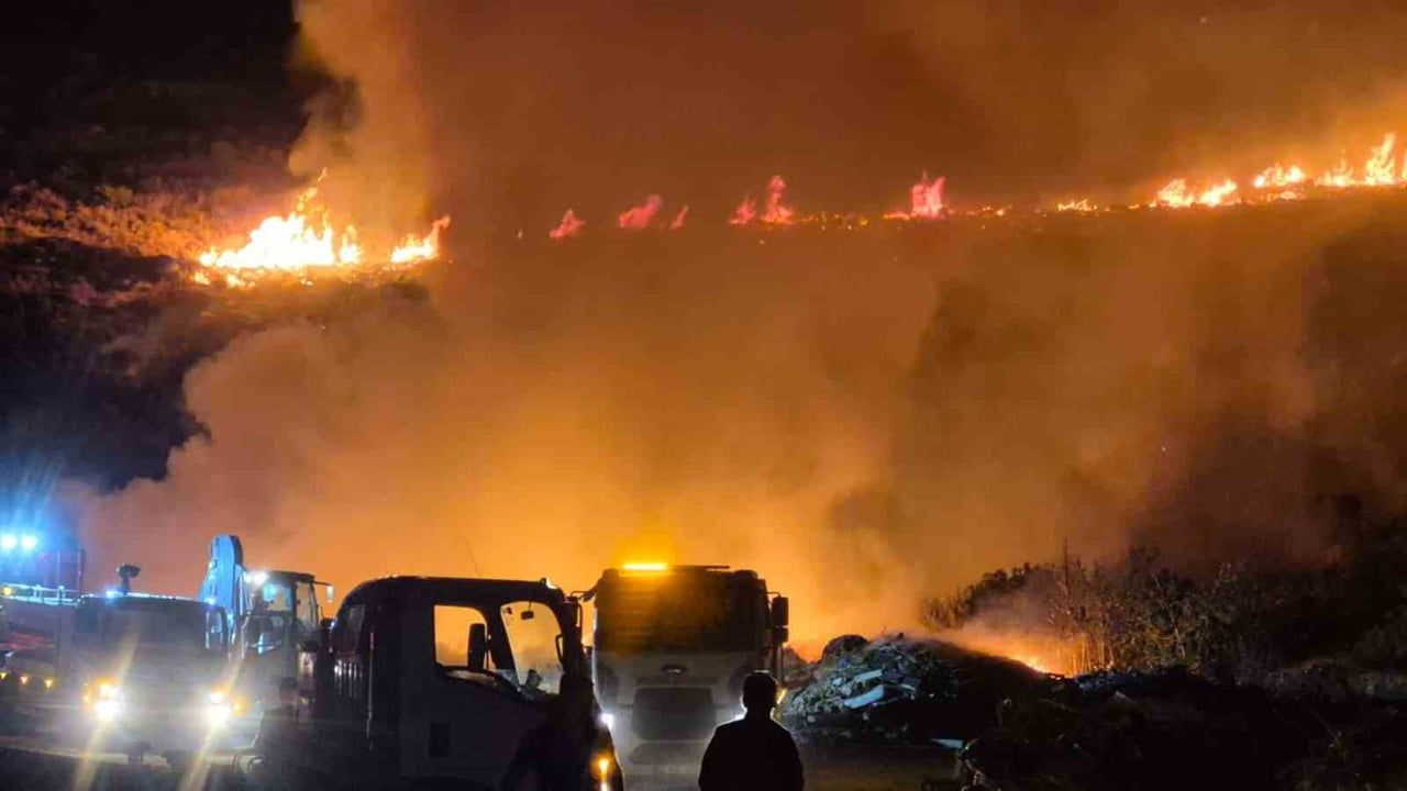 Bodrum’da Ortakent ile Bitez arasında makilik alanda yangın