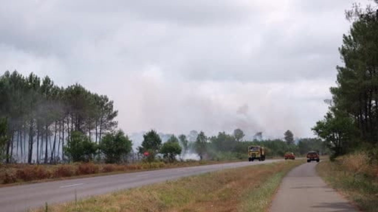 Bölgeyi saran alevler: Gironde'de 240 ev kullanılamaz hale geldi