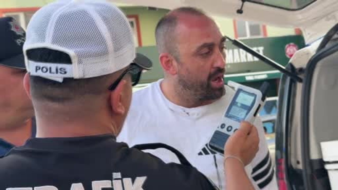 Bolu'da alkollü sürücüye 350 bin lira idari para cezası