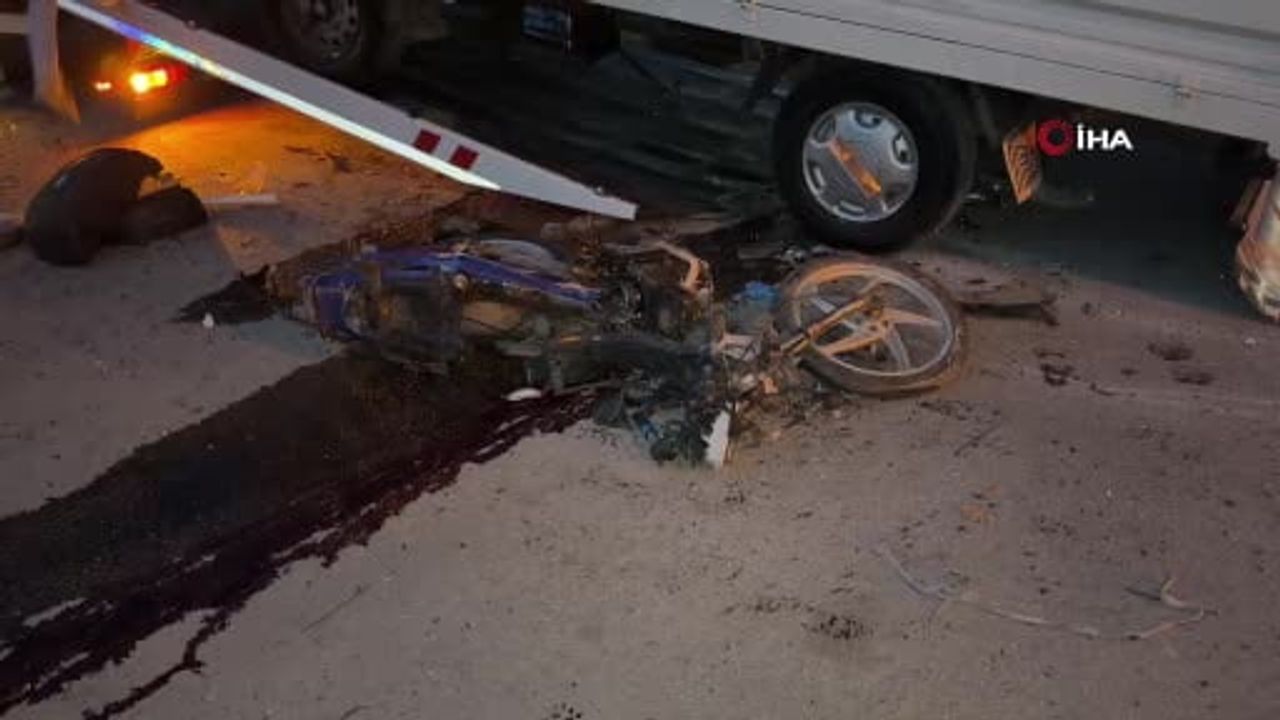 Bolu'da motosiklet ile kamyonet çarpıştı: 1 ölü, 1 yaralı