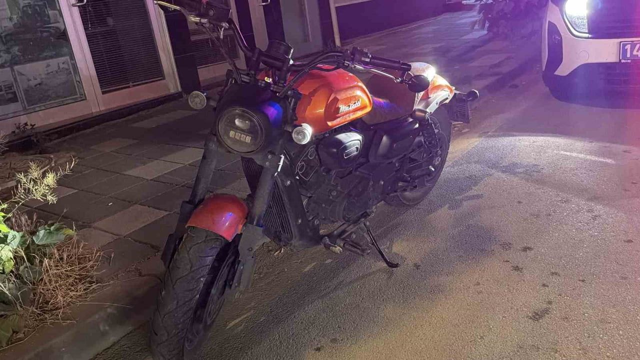 Bolu’da otomobille çarpışan motosiklet sürücüsü yaralandı